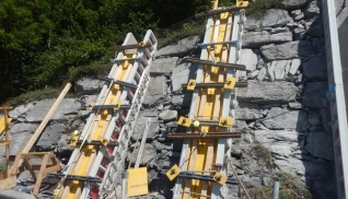 Steinschlichtung Großarler Landesstraße