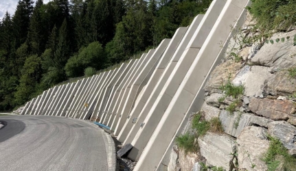 Steinschlichtung Großarler Landesstraße