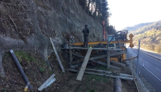 Geotechnische Voruntersuchung von geankerten Stützkonstruktionen - A09 Pyhrn Autobahn